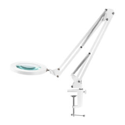 Glow 308 LED suurennuslasivalaisin pöytätasolle, musta, USB